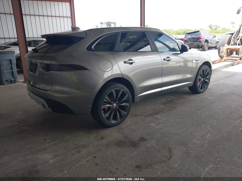 2018 Jaguar F-pace VIN SADCM2FV3JA298706 IAAI salvage auction — NORMAL WEAR, Clear (Florida), sold $825 on 2026-07-29 (photo 4)