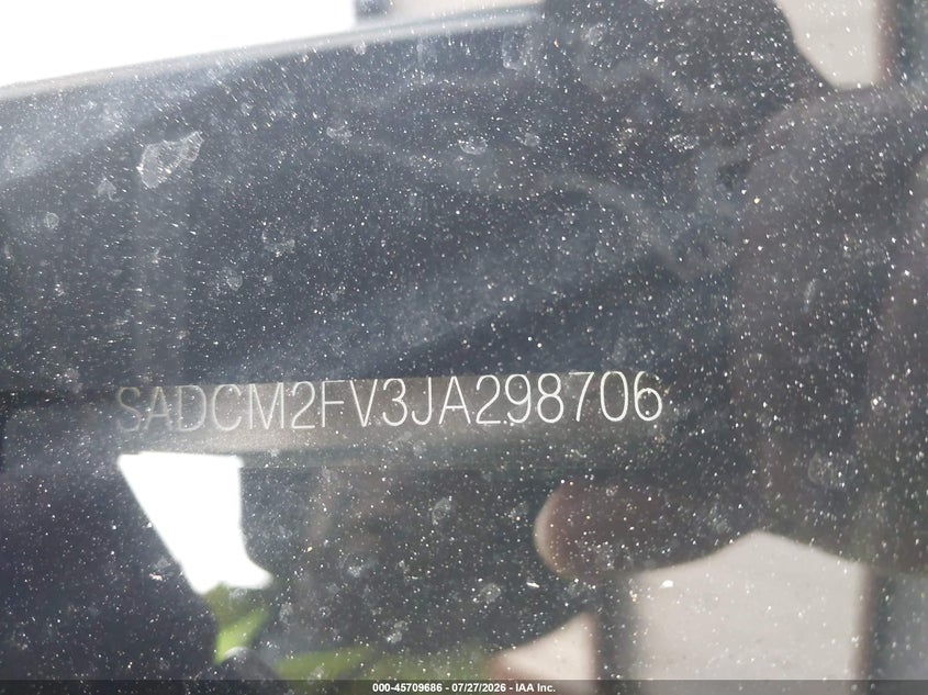2018 Jaguar F-pace VIN SADCM2FV3JA298706 IAAI salvage auction — NORMAL WEAR, Clear (Florida), sold $825 on 2026-07-29 (photo 9)