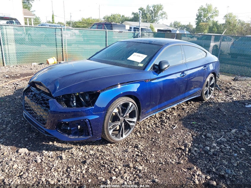 2025 Audi S5 VIN WAUC4CF5XSA014794 IAAI salvage auction — REAR END, Salvage Title, sold $17,625 on 2026-09-09 (photo 2)