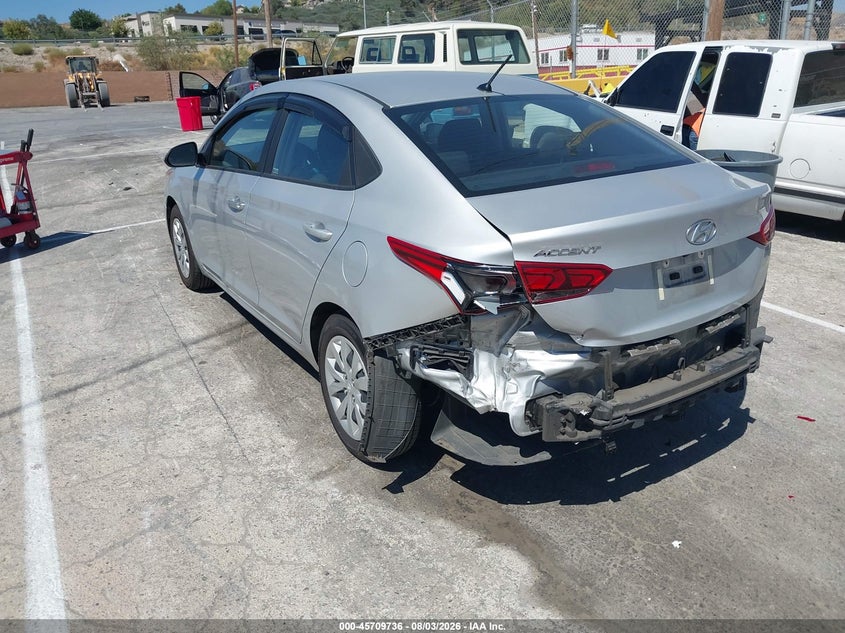 2020 Hyundai Accent VIN 3KPC24A69LE126337 IAAI salvage auction — REAR END, Salvage Title, sold $2,200 on 2026-09-07 (photo 3)