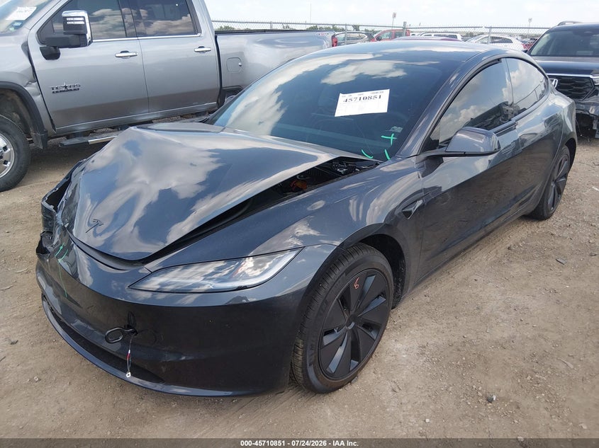 2026 Tesla Model 3 VIN 5YJ3E1EA8TF191016 IAAI salvage auction — FRONT END, Wait Title, sold $14,600 on 2026-10-04 (photo 2)