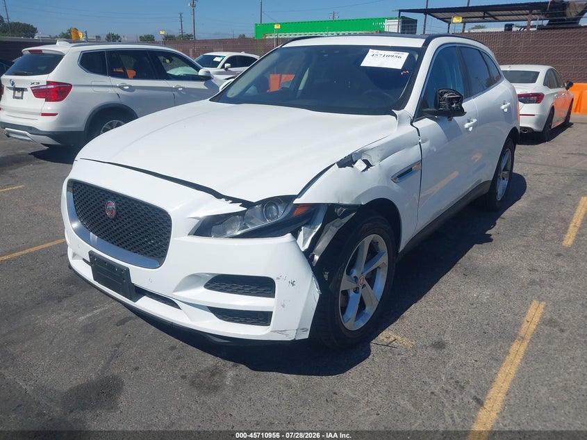 2019 Jaguar F-pace VIN SADCJ2FX0KA396281 IAAI salvage auction — LEFT FRONT, Wait Title, sold $4,950 on 2026-09-06 (photo 2)
