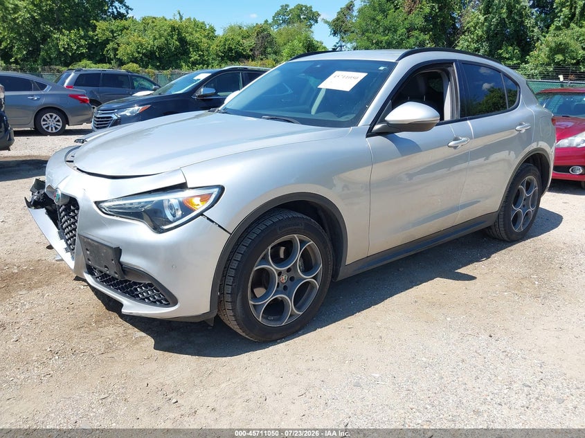 2018 Alfa romeo Stelvio VIN ZASFAKPN0J7B86661 IAAI salvage auction — FRONT END, Salvage - Greater Than 75% (Maryland), sold $4,825 on 2026-08-13 (photo 2)