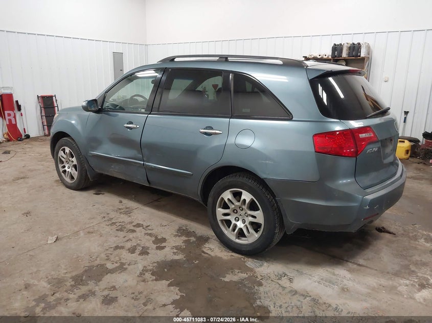 2007 Acura Mdx VIN 2HNYD28207H513032 IAAI salvage auction — LEFT SIDE, Regular (South Dakota), sold $925 on 2026-09-15 (photo 3)