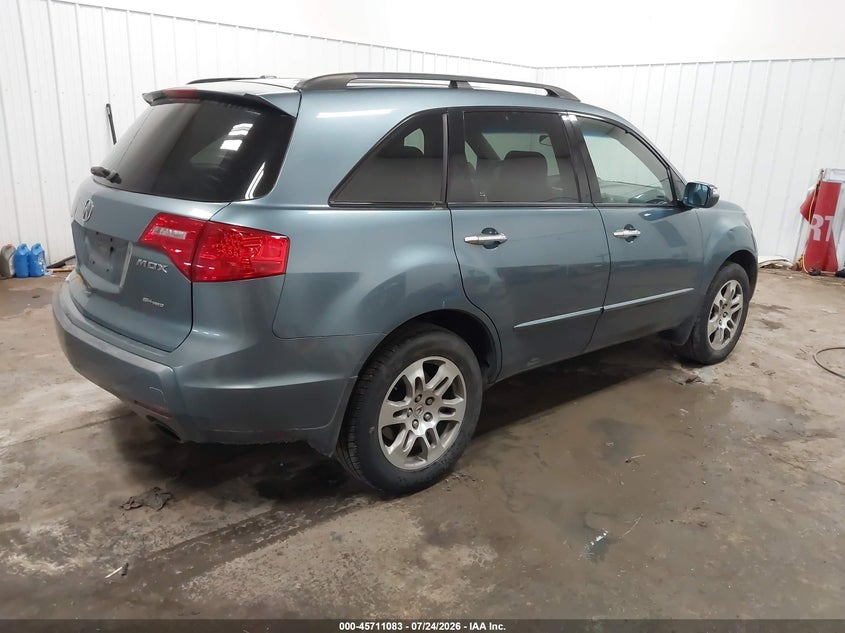 2007 Acura Mdx VIN 2HNYD28207H513032 IAAI salvage auction — LEFT SIDE, Regular (South Dakota), sold $925 on 2026-09-15 (photo 4)