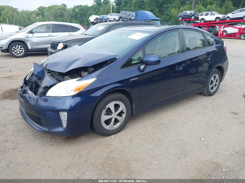 2013 Toyota Prius VIN JTDKN3DU1D0351014 IAAI salvage auction — FRONT END, Clear (Massachusetts), sold $675 on 2026-08-03 (photo 2)