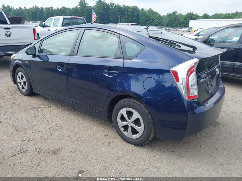 2013 Toyota Prius VIN JTDKN3DU1D0351014 IAAI salvage auction — FRONT END, Clear (Massachusetts), sold $675 on 2026-08-03 (photo 3)
