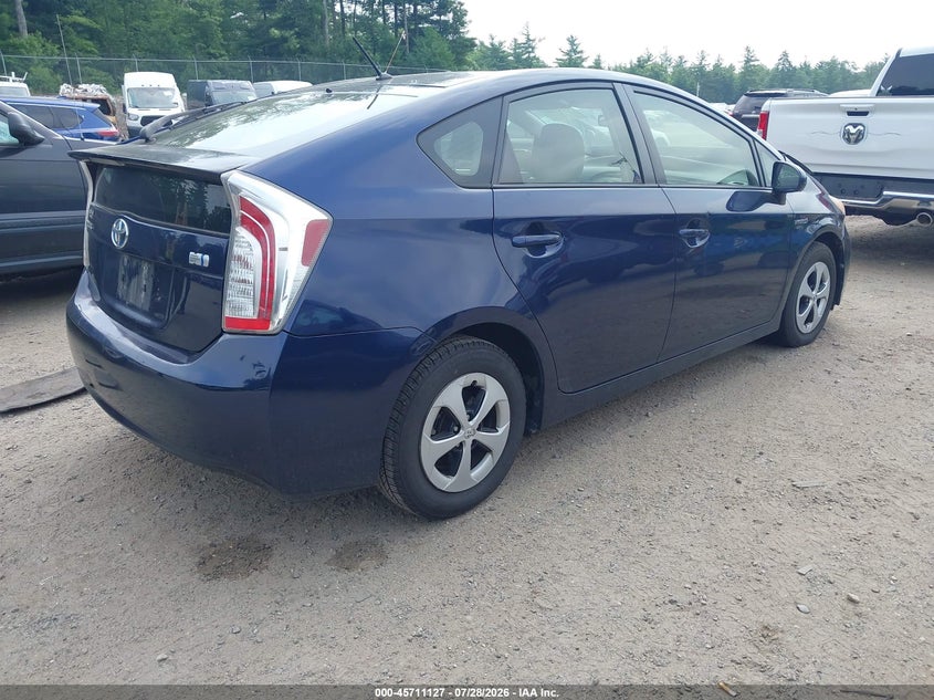 2013 Toyota Prius VIN JTDKN3DU1D0351014 IAAI salvage auction — FRONT END, Clear (Massachusetts), sold $675 on 2026-08-03 (photo 4)