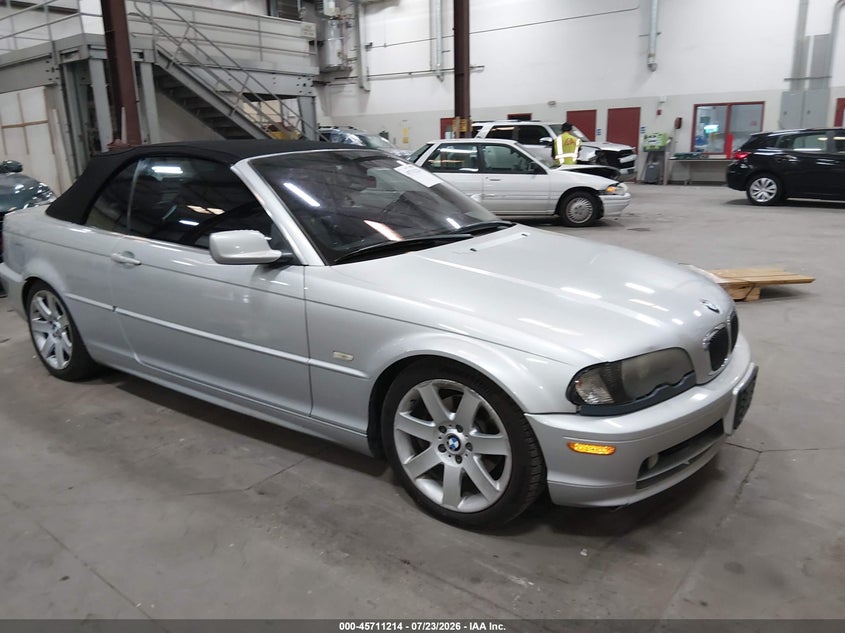 2002 BMW 3 series VIN WBABS33482PG85474 IAAI salvage auction — LEFT REAR, Salvage (Idaho), sold $250 on 2026-08-13 (photo 1)