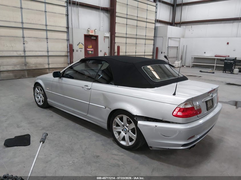 2002 BMW 3 series VIN WBABS33482PG85474 IAAI salvage auction — LEFT REAR, Salvage (Idaho), sold $250 on 2026-08-13 (photo 3)