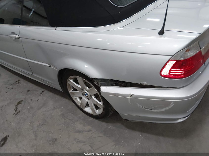 2002 BMW 3 series VIN WBABS33482PG85474 IAAI salvage auction — LEFT REAR, Salvage (Idaho), sold $250 on 2026-08-13 (photo 6)