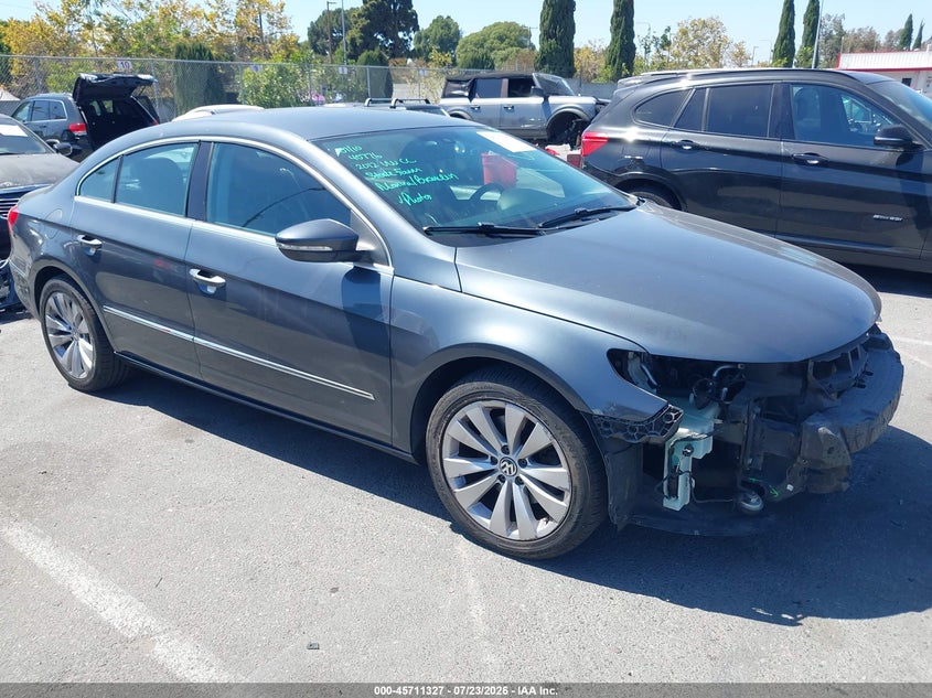 2012 Volkswagen Passat cc VIN WVWMP7AN5CE504390 IAAI salvage auction — FRONT END, Wait Title, sold $1,300 on 2026-08-20 (photo 1)
