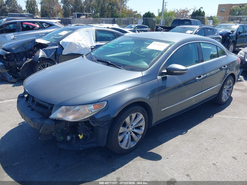 2012 Volkswagen Passat cc VIN WVWMP7AN5CE504390 IAAI salvage auction — FRONT END, Wait Title, sold $1,300 on 2026-08-20 (photo 2)