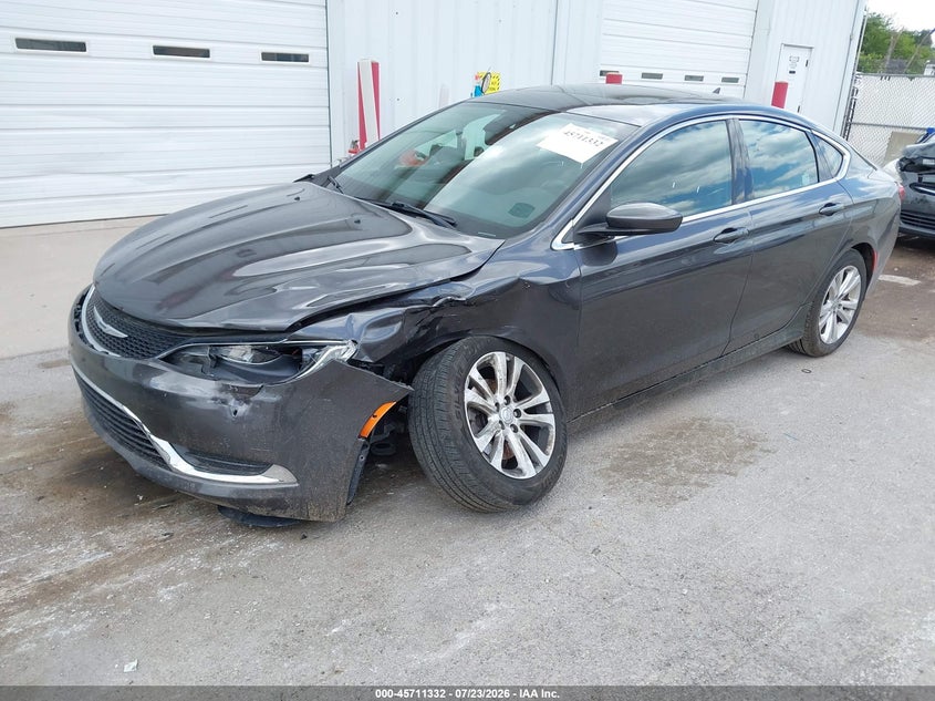 2016 Chrysler 200 VIN 1C3CCCAB8GN115517 IAAI salvage auction — LEFT FRONT, Salvage Title, sold $725 on 2026-09-30 (photo 2)