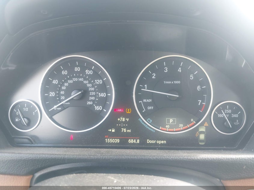 2014 BMW 3er VIN WBA3B5G53ENS10119 IAAI salvage auction — NORMAL WEAR, Bill Of Sale (Georgia), sold $1,350 on 2026-08-19 (photo 7)