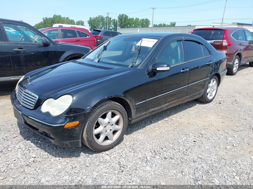 2002 Mercedes-benz C class VIN WDBRF64J52F267791 IAAI salvage auction — MECHANICAL, Clear (New York), sold $25 on 2026-07-29 (photo 2)