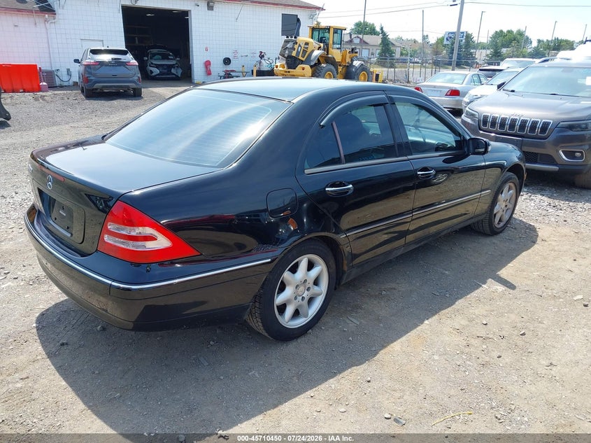 2002 Mercedes-benz C class VIN WDBRF64J52F267791 IAAI salvage auction — MECHANICAL, Clear (New York), sold $25 on 2026-07-29 (photo 4)