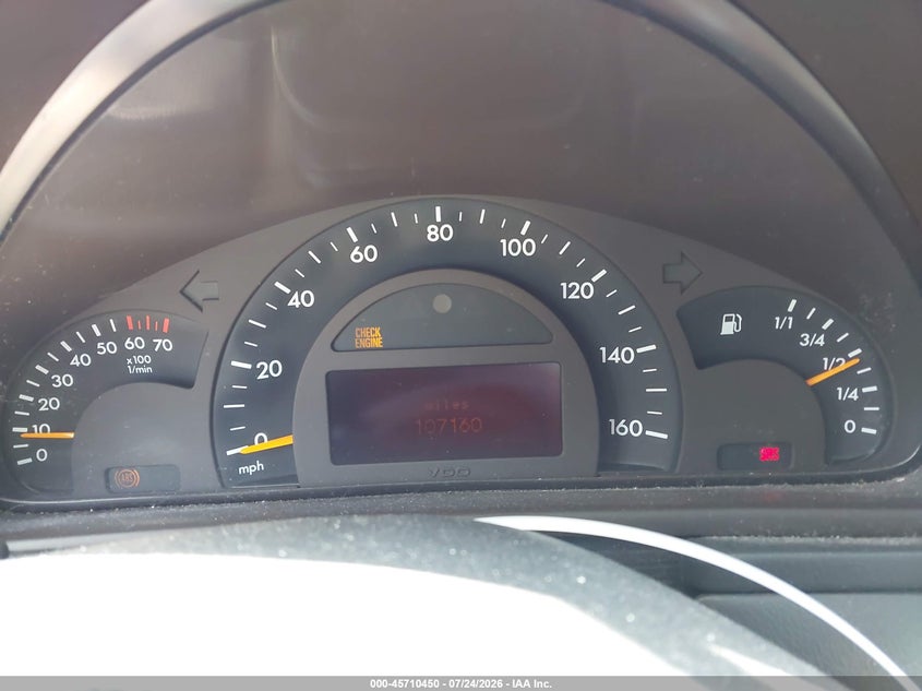 2002 Mercedes-benz C class VIN WDBRF64J52F267791 IAAI salvage auction — MECHANICAL, Clear (New York), sold $25 on 2026-07-29 (photo 7)