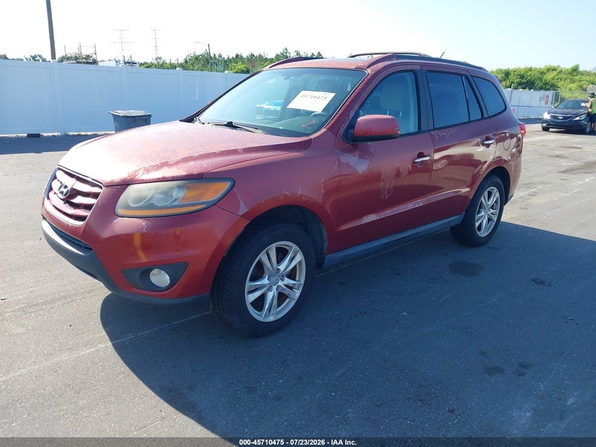 2011 Hyundai Santa fe VIN 5XYZK4AG7BG049262 IAAI salvage auction — NORMAL WEAR, Clear (Florida), sold $125 on 2026-07-29 (photo 2)