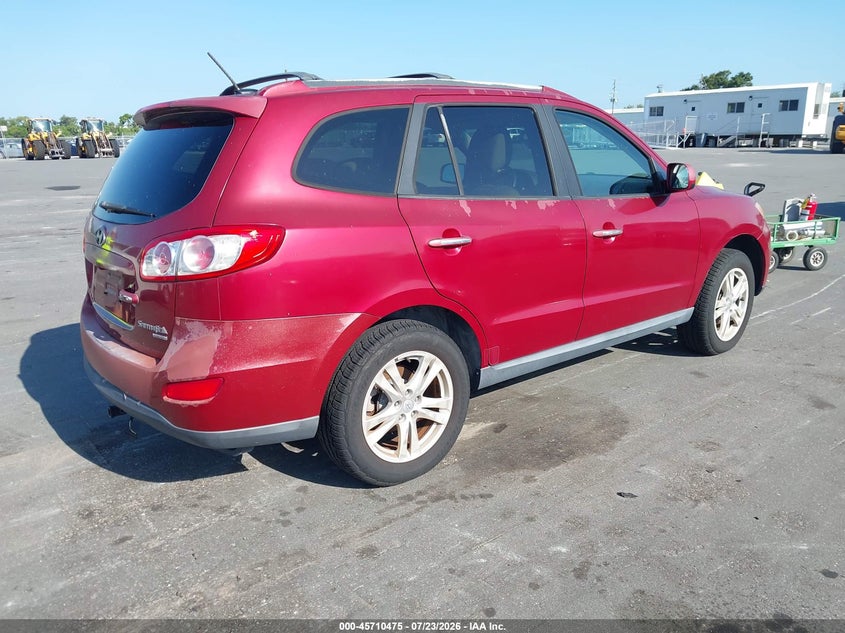 2011 Hyundai Santa fe VIN 5XYZK4AG7BG049262 IAAI salvage auction — NORMAL WEAR, Clear (Florida), sold $125 on 2026-07-29 (photo 4)