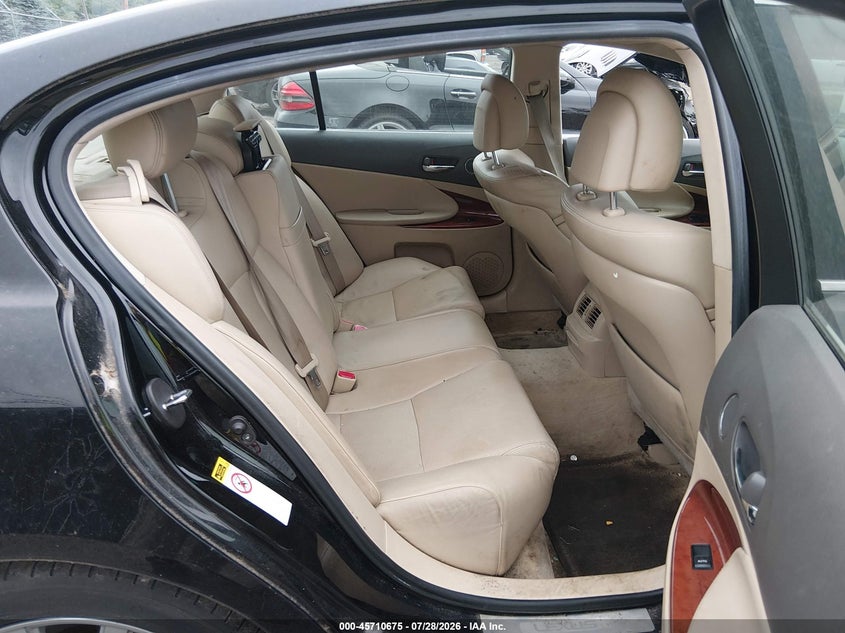 2007 Lexus Gs 350 VIN JTHCE96S670005076 IAAI salvage auction — NORMAL WEAR, Clear (New Jersey), sold $775 on 2026-09-05 (photo 8)