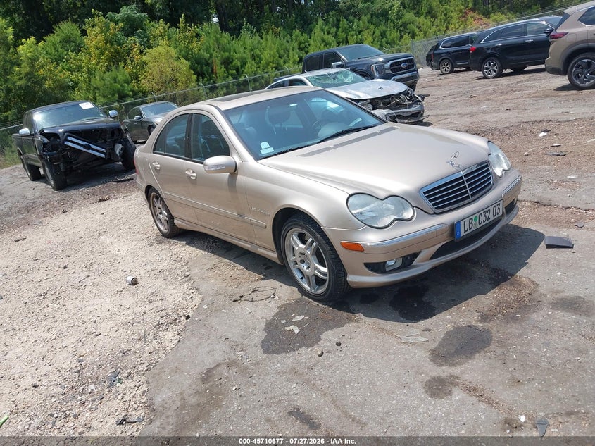 2003 Mercedes-benz C class VIN WDBRF65J03F364073 IAAI salvage auction — NORMAL WEAR, Clear (Mississippi), sold $5,550 on 2026-08-05 (photo 1)