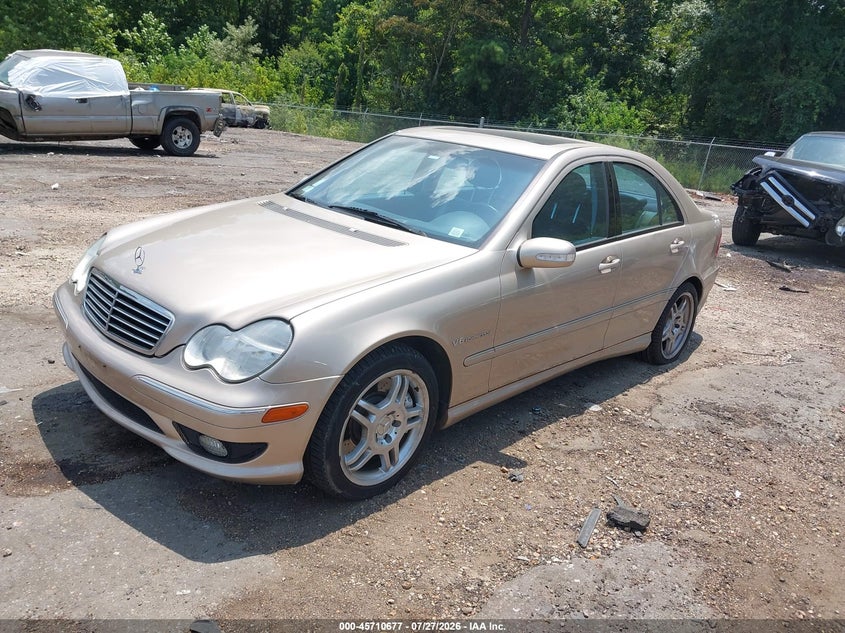 2003 Mercedes-benz C class VIN WDBRF65J03F364073 IAAI salvage auction — NORMAL WEAR, Clear (Mississippi), sold $5,550 on 2026-08-05 (photo 2)