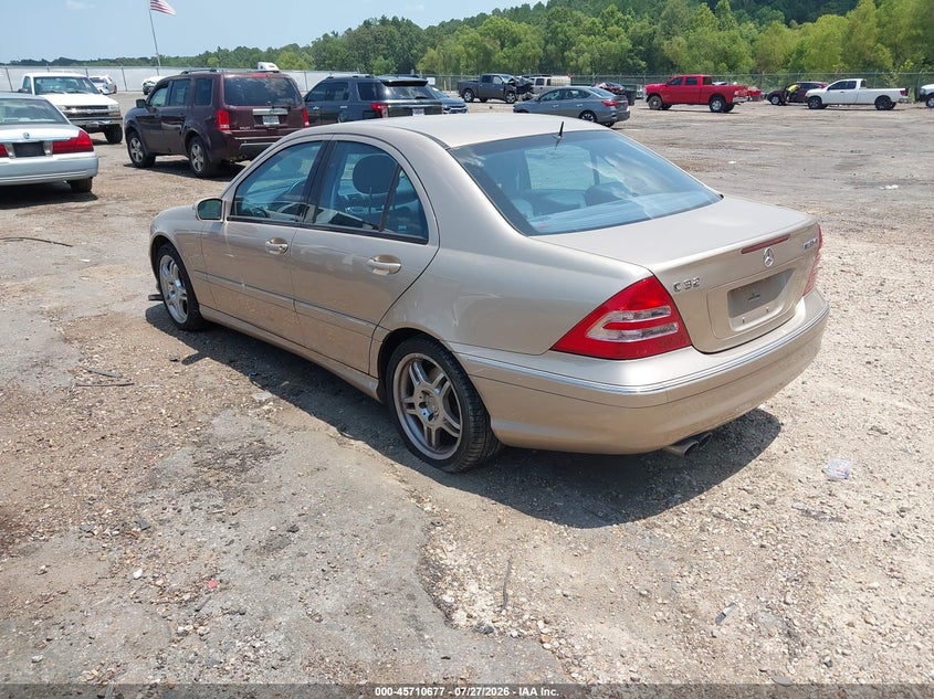 2003 Mercedes-benz C class VIN WDBRF65J03F364073 IAAI salvage auction — NORMAL WEAR, Clear (Mississippi), sold $5,550 on 2026-08-05 (photo 3)