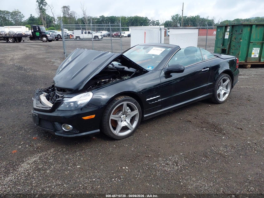 2009 Mercedes-benz Sl-class VIN WDBSK71F29F144432 IAAI salvage auction — FRONT END, Salvage (Idaho), sold $2,250 on 2026-08-13 (photo 2)