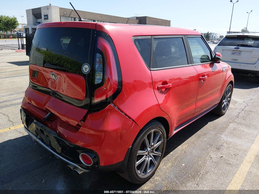 2018 Kia Soul VIN KNDJX3AA0J7519907 IAAI salvage auction — REAR END, Wait Title, sold $2,900 on 2026-08-24 (photo 4)