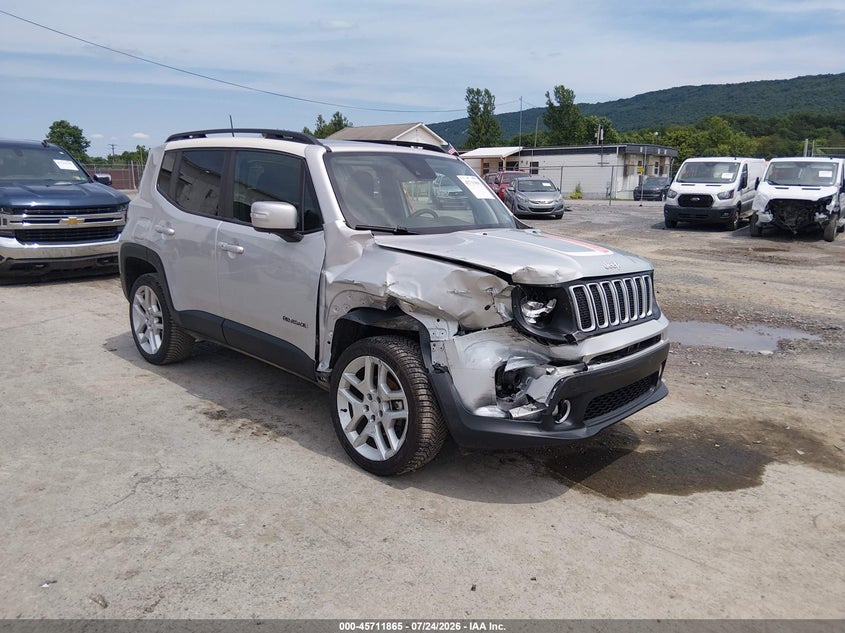 2021 Jeep Renegade VIN ZACNJDBBXMPM80960 IAAI salvage auction — SIDE, Salvage Title, sold $2,550 on 2026-08-14 (photo 1)