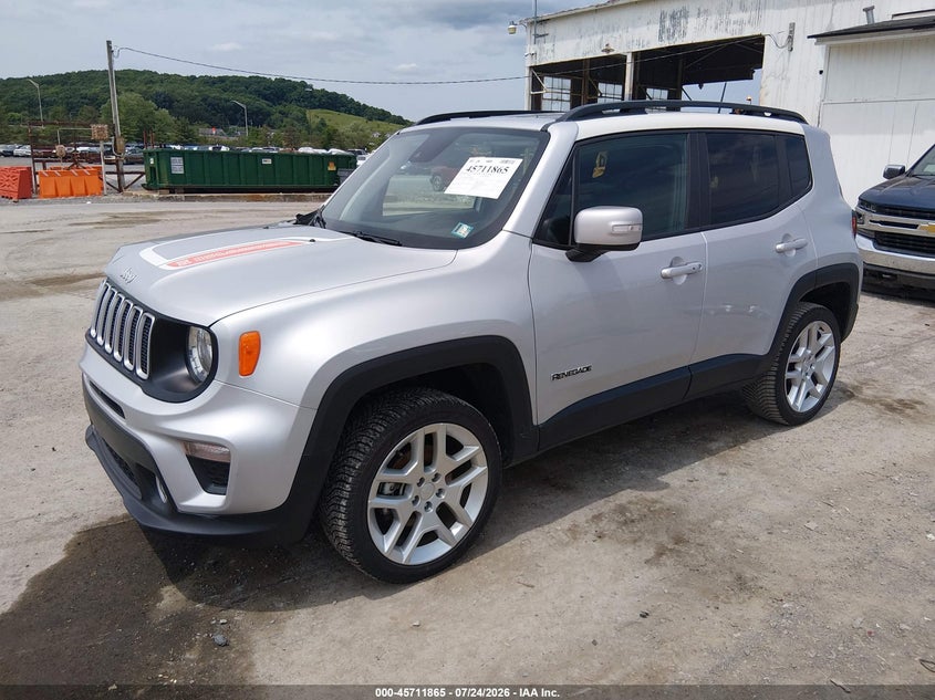 2021 Jeep Renegade VIN ZACNJDBBXMPM80960 IAAI salvage auction — SIDE, Salvage Title, sold $2,550 on 2026-08-14 (photo 2)