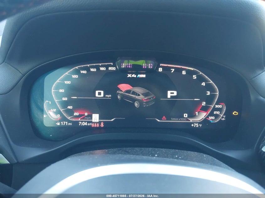 2022 BMW X4 m VIN 5YM23EC0XN9J54234 IAAI salvage auction — SIDE, Salvage Title, sold $31,325 on 2026-08-21 (photo 7)