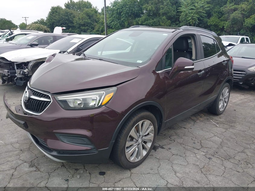2018 Buick Encore VIN KL4CJASB2JB568927 IAAI salvage auction — RIGHT FRONT, Salvage (North Carolina), sold $575 on 2026-08-23 (photo 2)