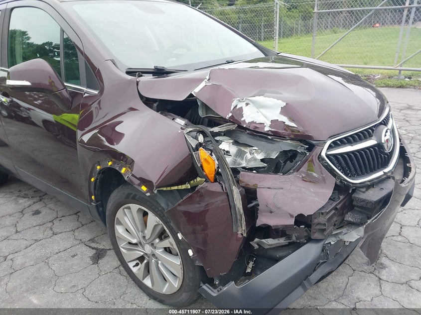 2018 Buick Encore VIN KL4CJASB2JB568927 IAAI salvage auction — RIGHT FRONT, Salvage (North Carolina), sold $575 on 2026-08-23 (photo 6)