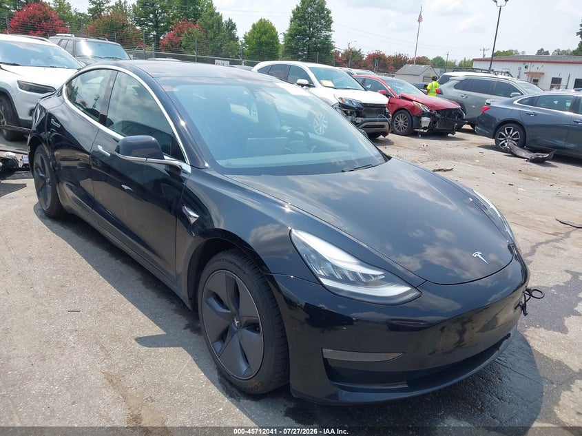 2020 Tesla Model 3 VIN 5YJ3E1EC8LF602013 IAAI salvage auction — REAR END, Salvage (North Carolina), sold $3,300 on 2026-08-31 (photo 1)