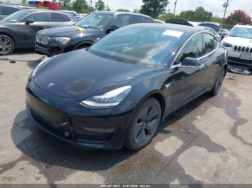 2020 Tesla Model 3 VIN 5YJ3E1EC8LF602013 IAAI salvage auction — REAR END, Salvage (North Carolina), sold $3,300 on 2026-08-31 (photo 2)