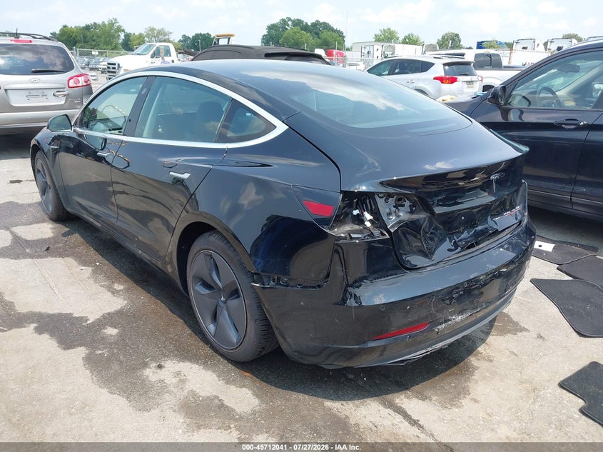 2020 Tesla Model 3 VIN 5YJ3E1EC8LF602013 IAAI salvage auction — REAR END, Salvage (North Carolina), sold $3,300 on 2026-08-31 (photo 3)