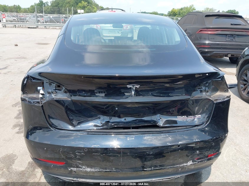 2020 Tesla Model 3 VIN 5YJ3E1EC8LF602013 IAAI salvage auction — REAR END, Salvage (North Carolina), sold $3,300 on 2026-08-31 (photo 6)