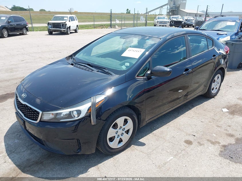 2017 Kia Forte VIN 3KPFK4A70HE080572 IAAI salvage auction — REAR END, Salvage (Illinois), sold $525 on 2026-08-24 (photo 2)