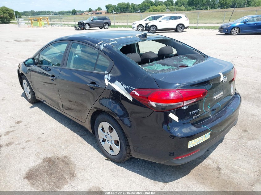 2017 Kia Forte VIN 3KPFK4A70HE080572 IAAI salvage auction — REAR END, Salvage (Illinois), sold $525 on 2026-08-24 (photo 3)