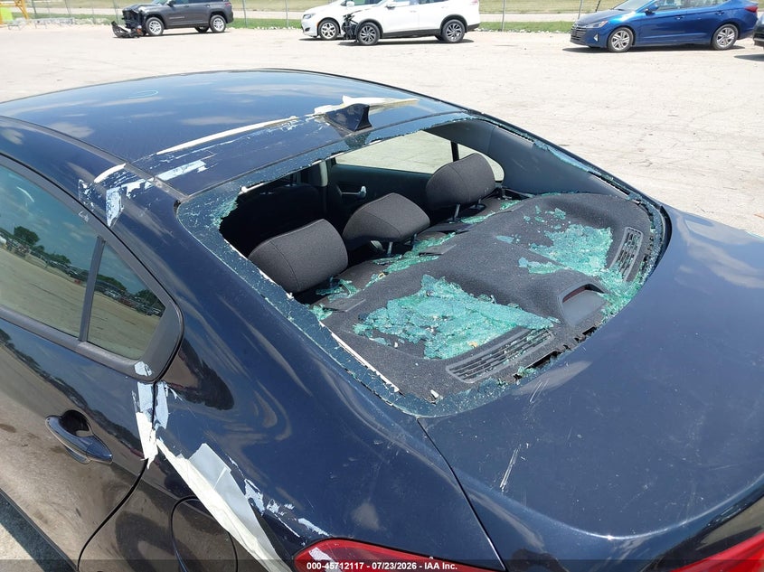 2017 Kia Forte VIN 3KPFK4A70HE080572 IAAI salvage auction — REAR END, Salvage (Illinois), sold $525 on 2026-08-24 (photo 6)
