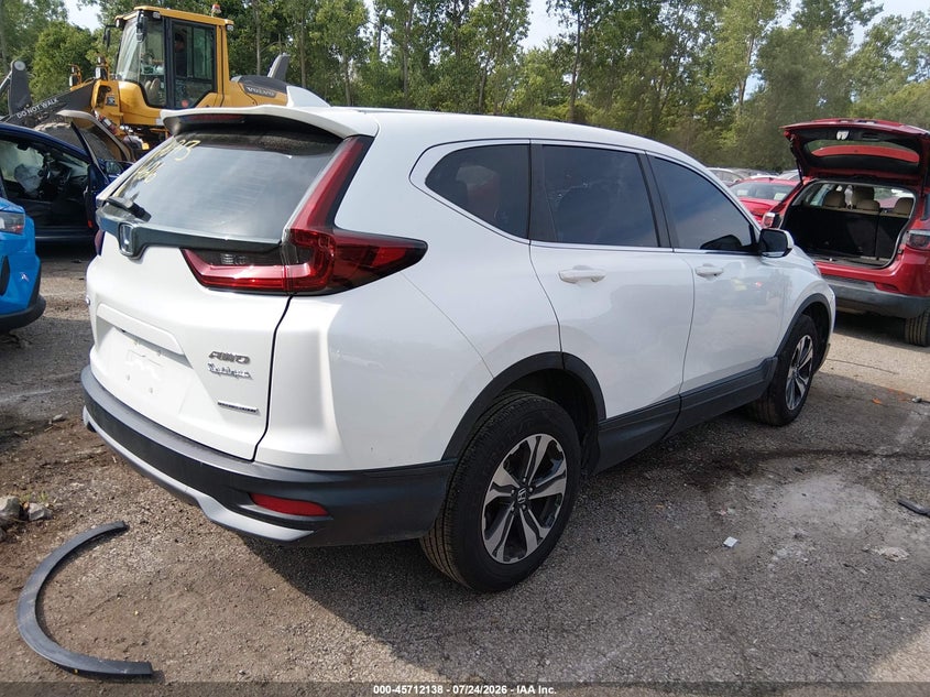 2021 Honda Cr-v VIN 7FARW2H73ME035615 IAAI salvage auction — FRONT END, Wait Title, sold $7,400 on 2026-08-19 (photo 4)
