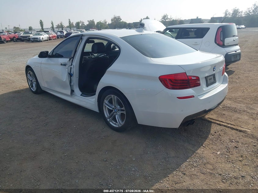 2016 BMW 5er VIN WBA5A5C55GD526907 IAAI salvage auction — LEFT SIDE, Salvage (California), sold $4,550 on 2026-08-10 (photo 3)