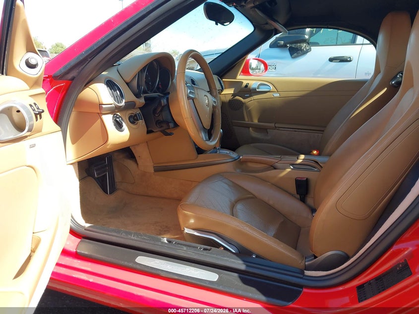 2005 Porsche Boxster VIN WP0CA29895U711971 IAAI salvage auction — LEFT FRONT, Salvage Certificate (California), sold $4,225 on 2026-08-11 (photo 5)