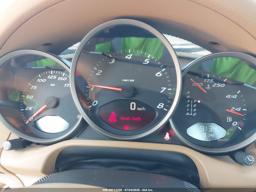 2005 Porsche Boxster VIN WP0CA29895U711971 IAAI salvage auction — LEFT FRONT, Salvage Certificate (California), sold $4,225 on 2026-08-11 (photo 7)