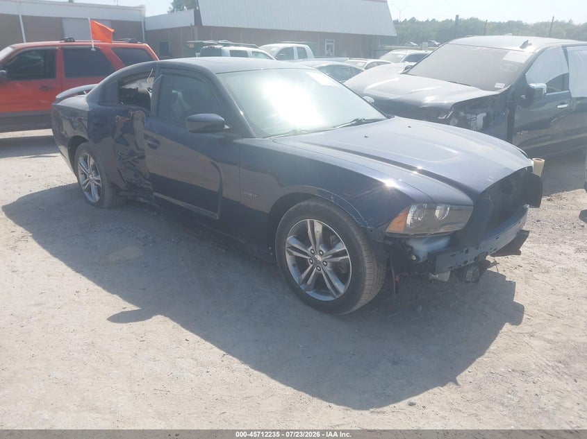 2014 Dodge Charger VIN 2C3CDXDT0EH161504 IAAI salvage auction — RIGHT SIDE, Rebuilt (Oklahoma), sold $725 on 2026-08-22 (photo 1)