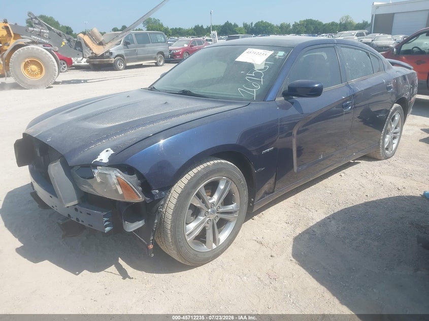 2014 Dodge Charger VIN 2C3CDXDT0EH161504 IAAI salvage auction — RIGHT SIDE, Rebuilt (Oklahoma), sold $725 on 2026-08-22 (photo 2)