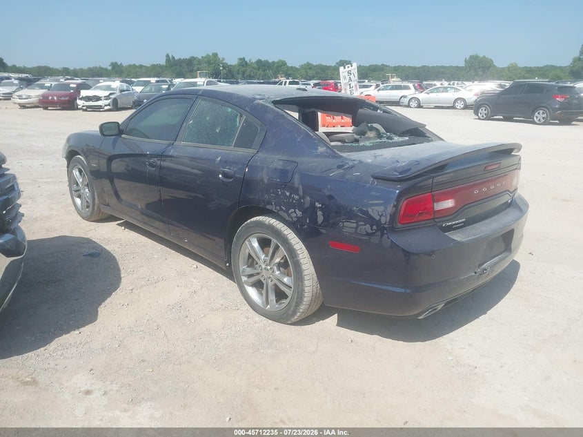 2014 Dodge Charger VIN 2C3CDXDT0EH161504 IAAI salvage auction — RIGHT SIDE, Rebuilt (Oklahoma), sold $725 on 2026-08-22 (photo 3)
