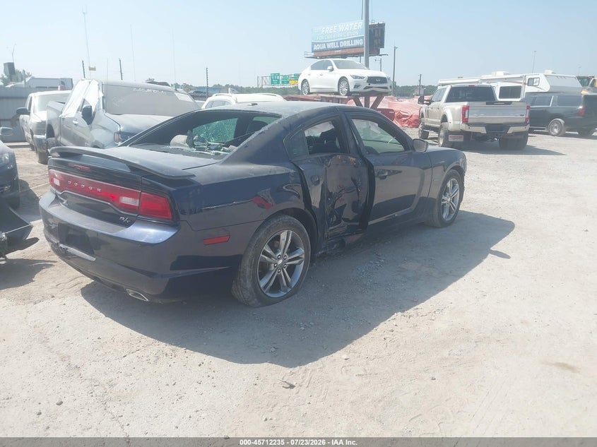 2014 Dodge Charger VIN 2C3CDXDT0EH161504 IAAI salvage auction — RIGHT SIDE, Rebuilt (Oklahoma), sold $725 on 2026-08-22 (photo 4)